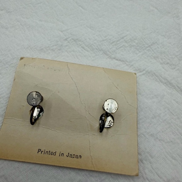 Vintage Japanese Cloisonné earrings - Picture 3 of 3